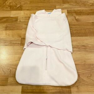 🛑 4/$20 Halo Swaddle Wrap Sleepsack Fleece Baby Girl 3-6 months Pink Zip Up
